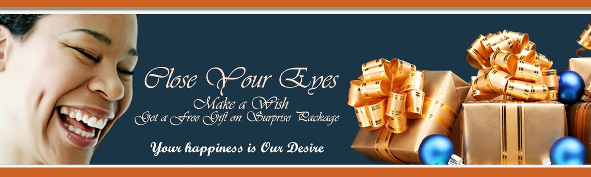 Woman, gift box and studio with thinking, happiness and surprise  celebration by gradient background Stock Photo by YuriArcursPeopleimages